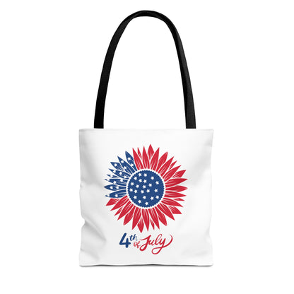 4th of July Sunflower Tote Bag