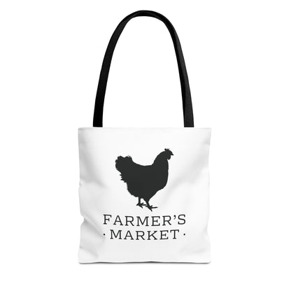 Farmer's Market Chicken Tote Bag