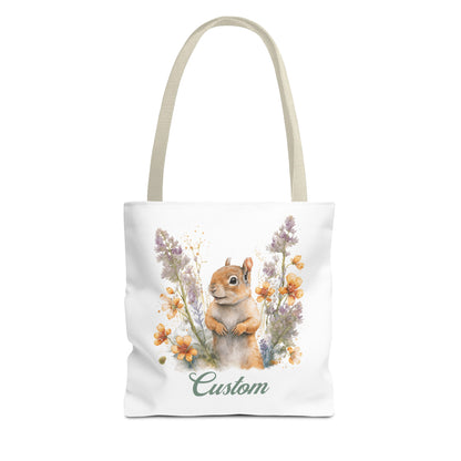 Personalized Nursery Squirrel Bag