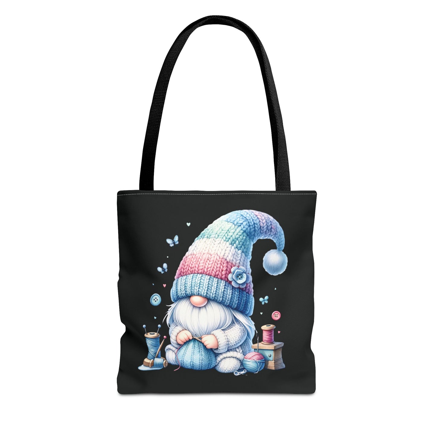 Knitting Gnome Tote Bag