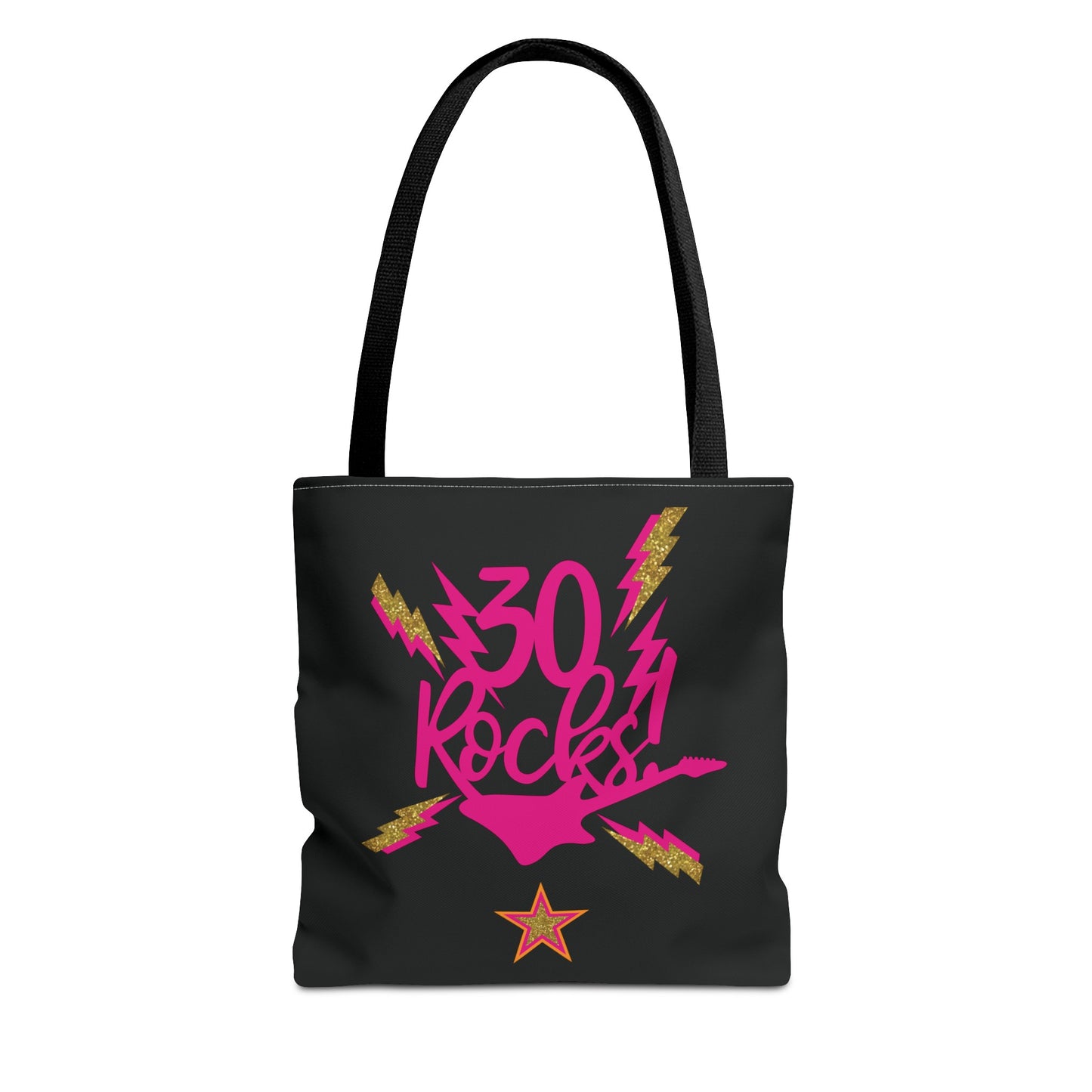 Personalized 30th Rocks Birthday Tote Bag