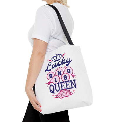 Lucky Bingo Queen Tote Bag - Pink