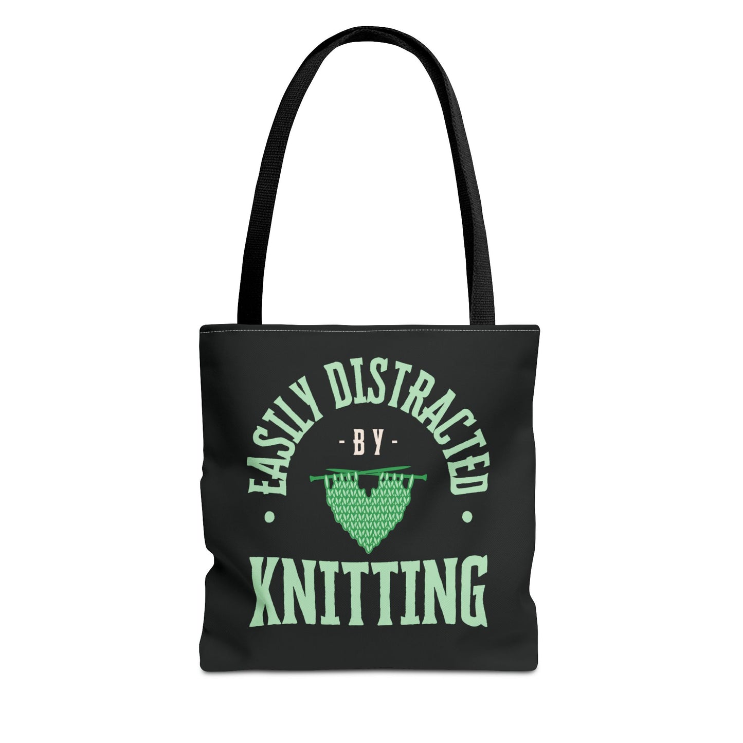 Easily Distracted By Knitting Tote Bag