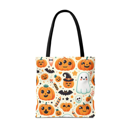 Halloween Pumpkin Pattern Tote Bag