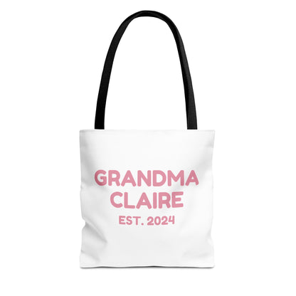 Personalized Grandma 2024 Tote Bag