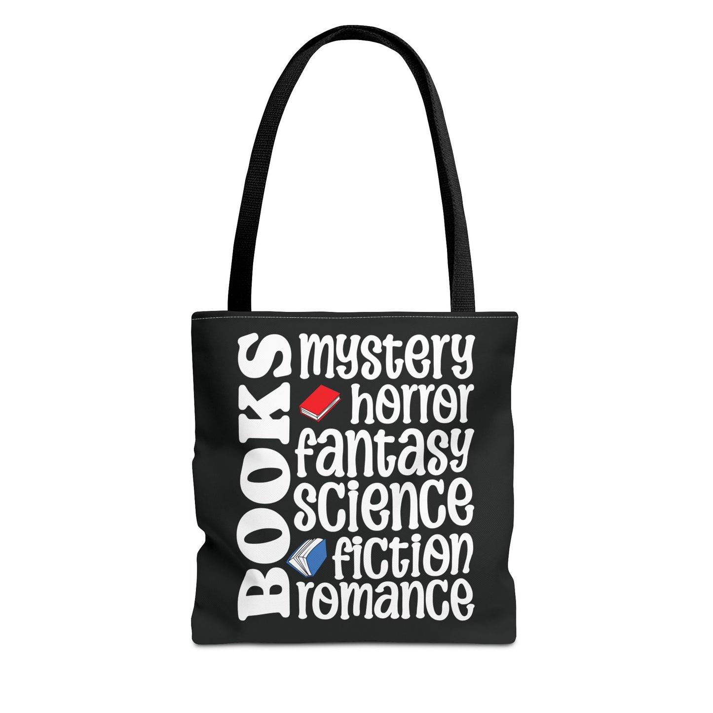 Books Genres Tote Bag