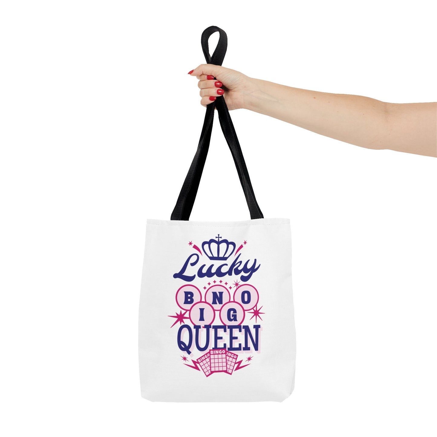 Lucky Bingo Queen Tote Bag - Pink