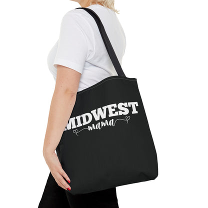 Midwest Mama Tote Bag - Black