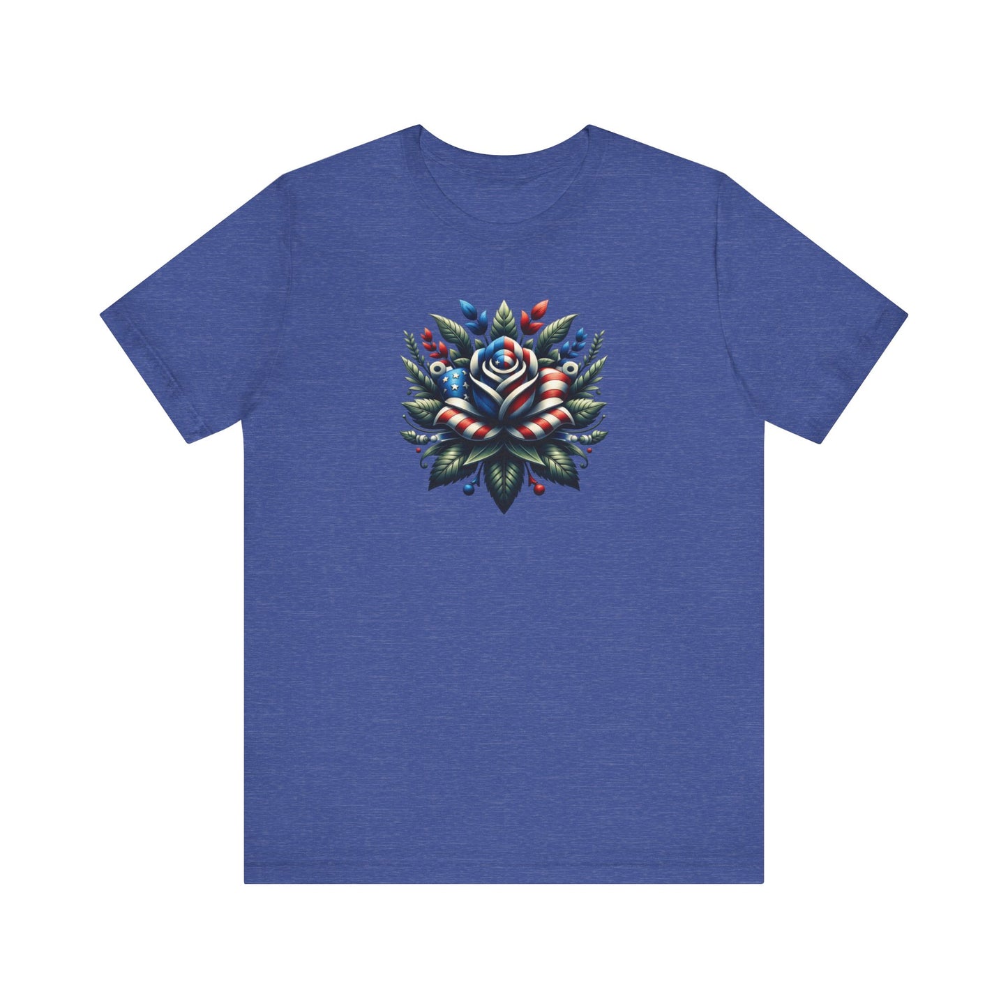 Floral Patriotic T-Shirt