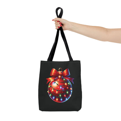 Christmas Bulb With Lights Tote Bag