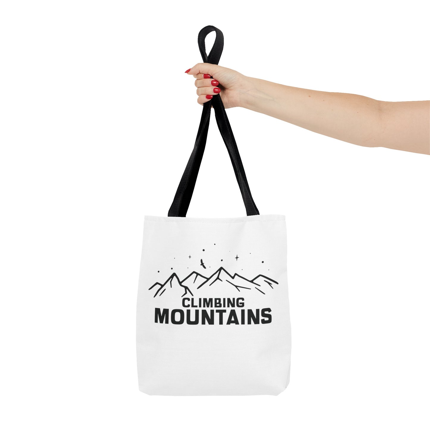 Climbing Mountains Tote Bag