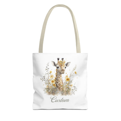 Personalized Nursery Giraffe Bag