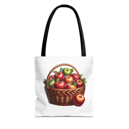 Apple Basket Tote Bag