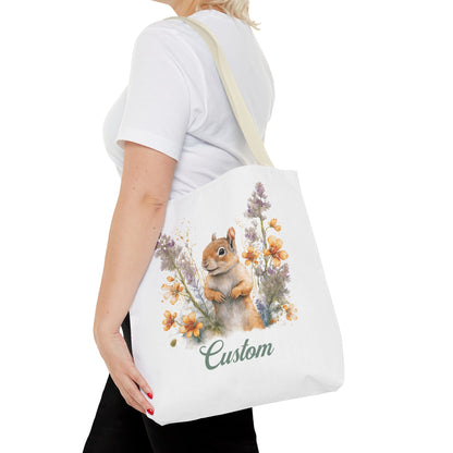 Personalized Nursery Squirrel Bag