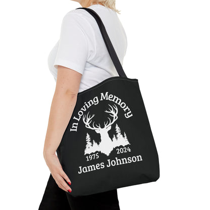 Personalized Memory Deer Tote Bag