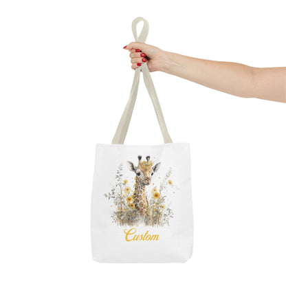 Personalized Nursery Giraffe Bag