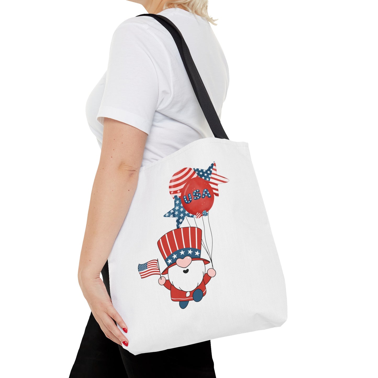 4th of July Gnome Tote Bag