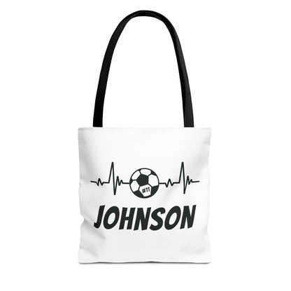 Personalized Soccer Tote Bag