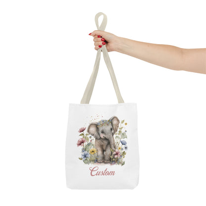 Personalized Nursery Elephant Bag