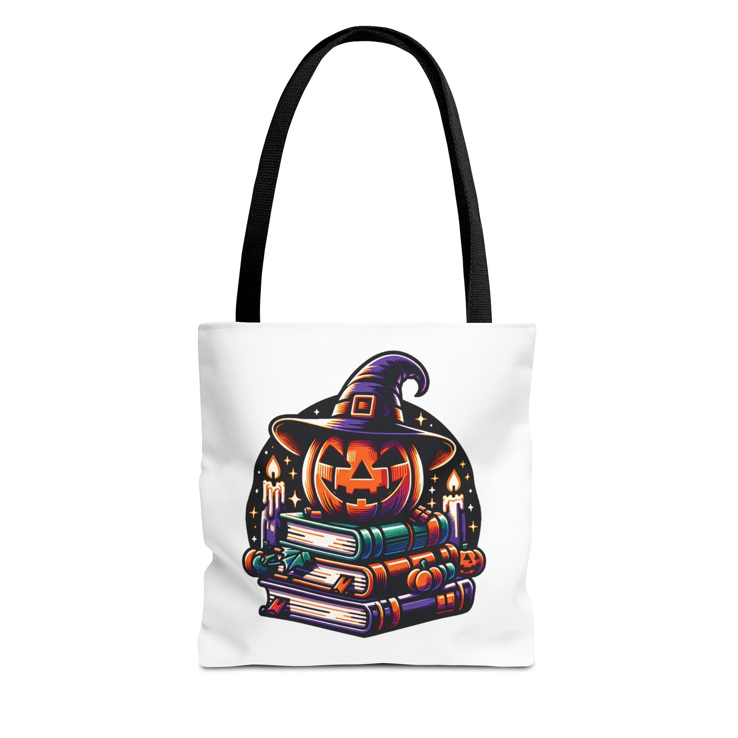 Halloween Pumpkin Book Tote Bag