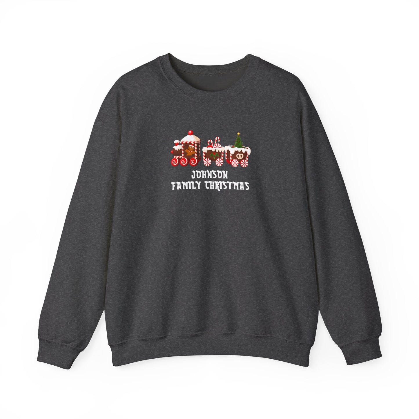 Personalized Family Train Christmas Sweatshirt