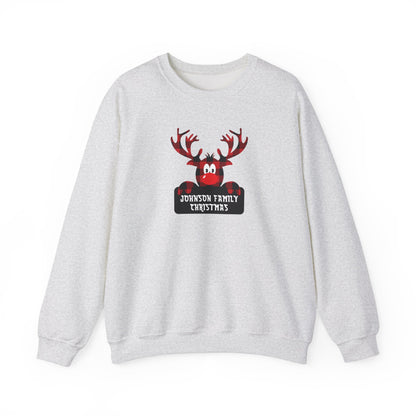 Personalized Plaid Moose Sweatshirt