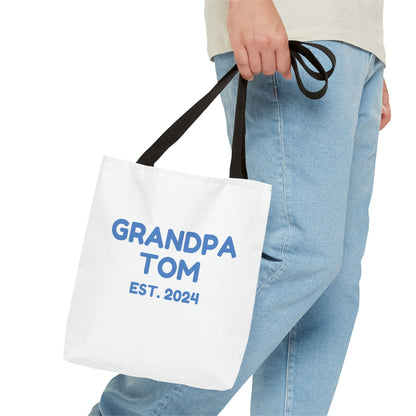 Personalized Grandpa 2024 Tote Bag