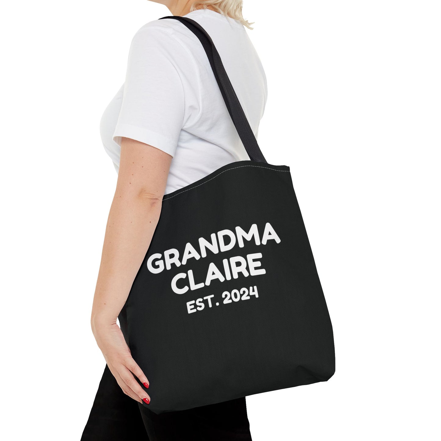 Personalized Grandma 2024 Tote Bag