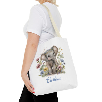 Personalized Nursery Elephant Bag