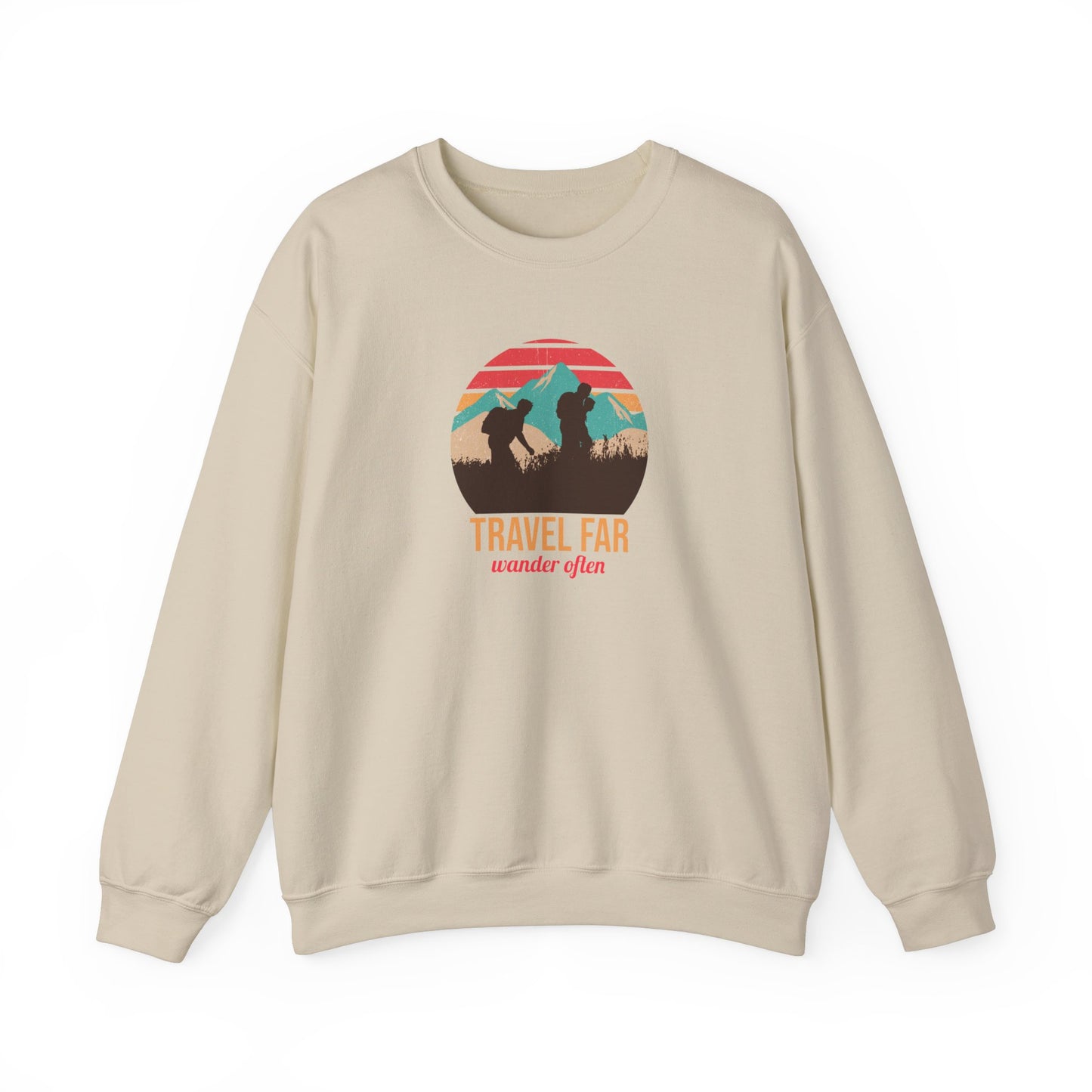 Travel Far Wander Often Sweatshirt