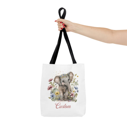 Personalized Nursery Elephant Bag