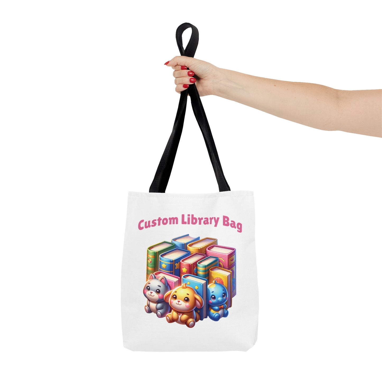 Personalized Library Bag - Pink