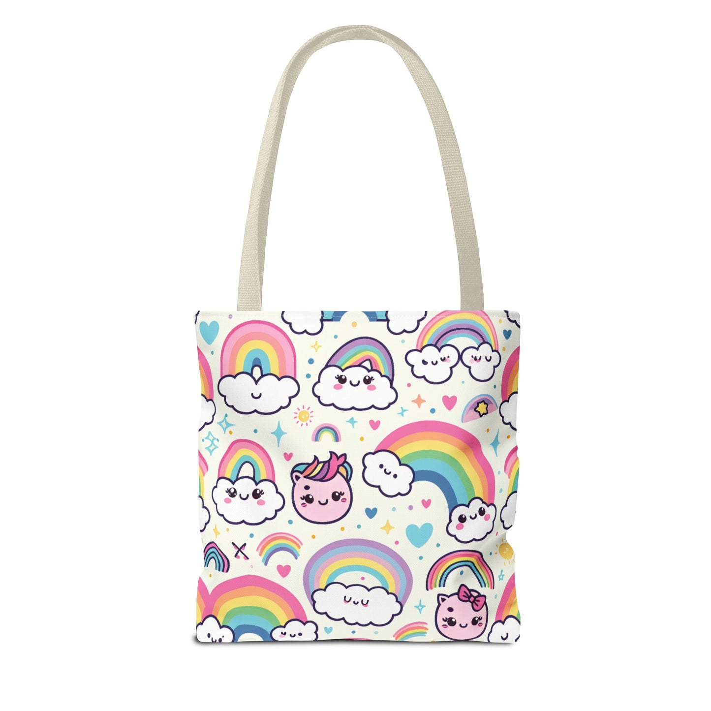 Kid's Rainbow Pattern Tote Bag