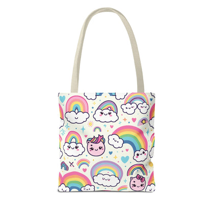 Kid's Rainbow Pattern Tote Bag