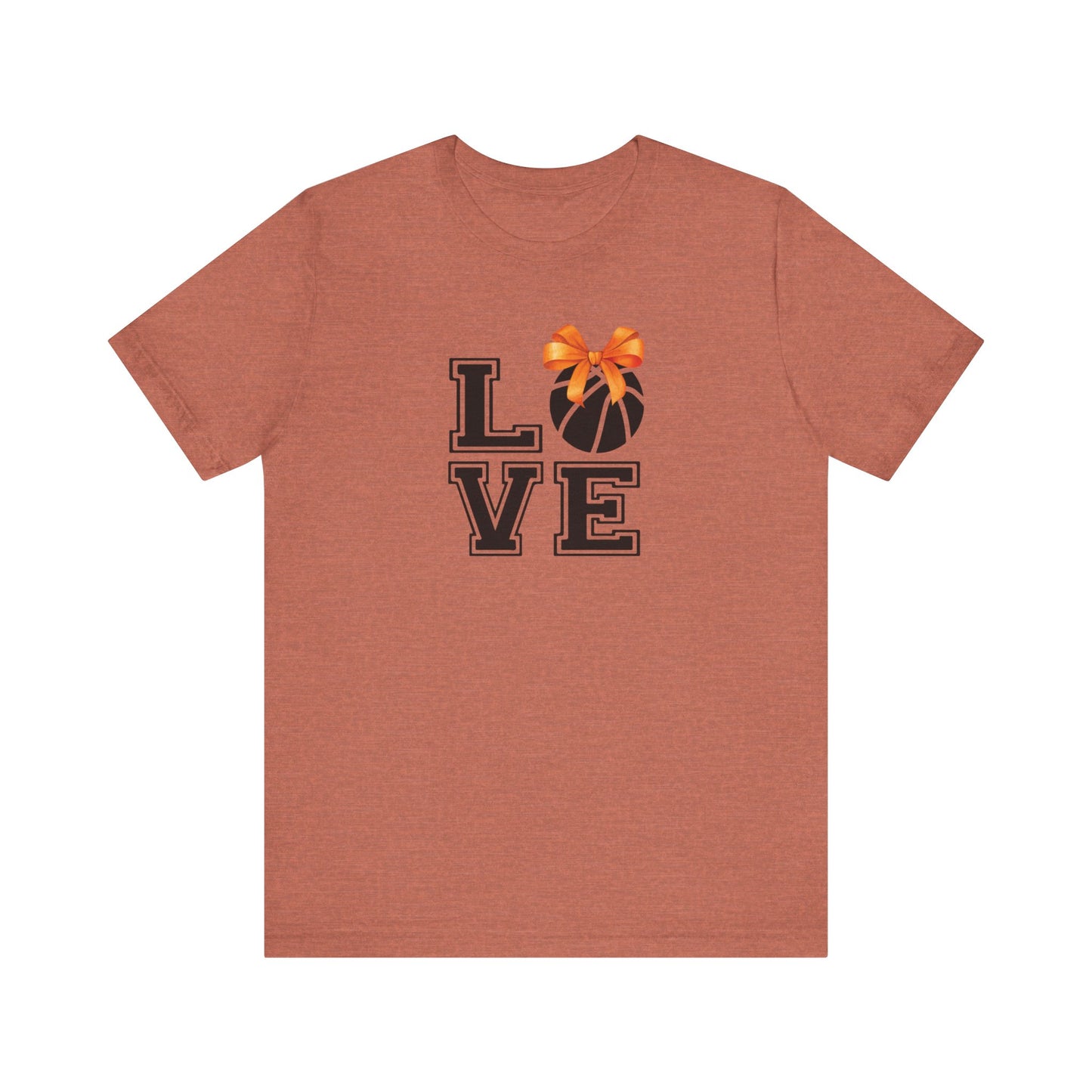 Ribbon Love Basketball T-Shirt