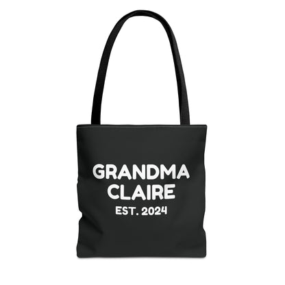 Personalized Grandma 2024 Tote Bag