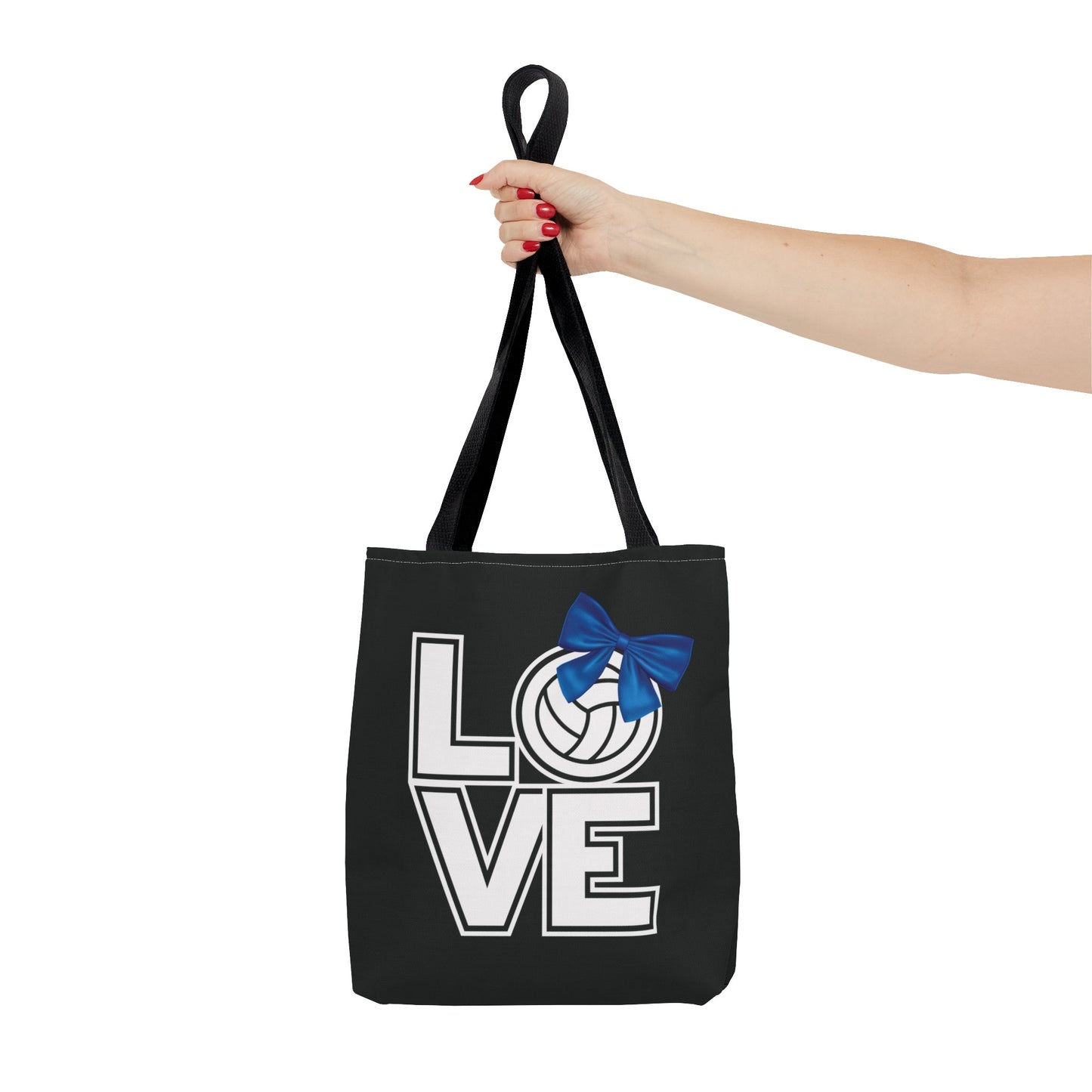 Ribbon Love Volleyball Tote Bag