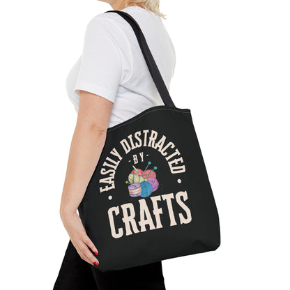 Easily Distracted By Crafts Tote Bag