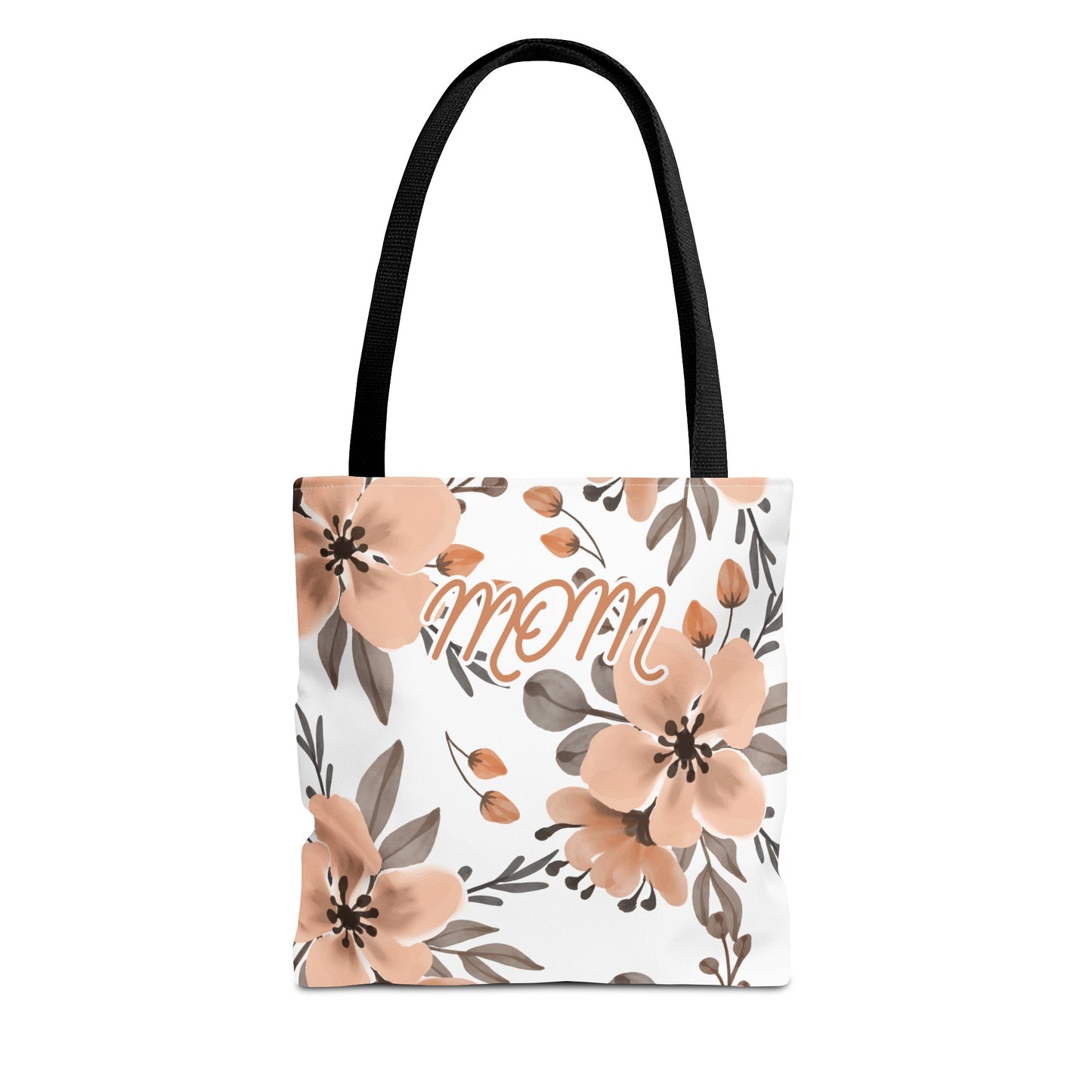 Mom Natural Floral Tote Bag