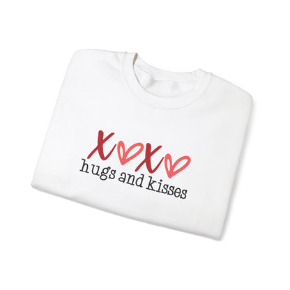 Hugs And Kisses Valentine Sweatshirt