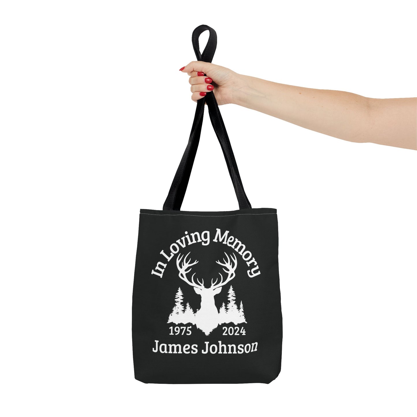 Personalized Memory Deer Tote Bag