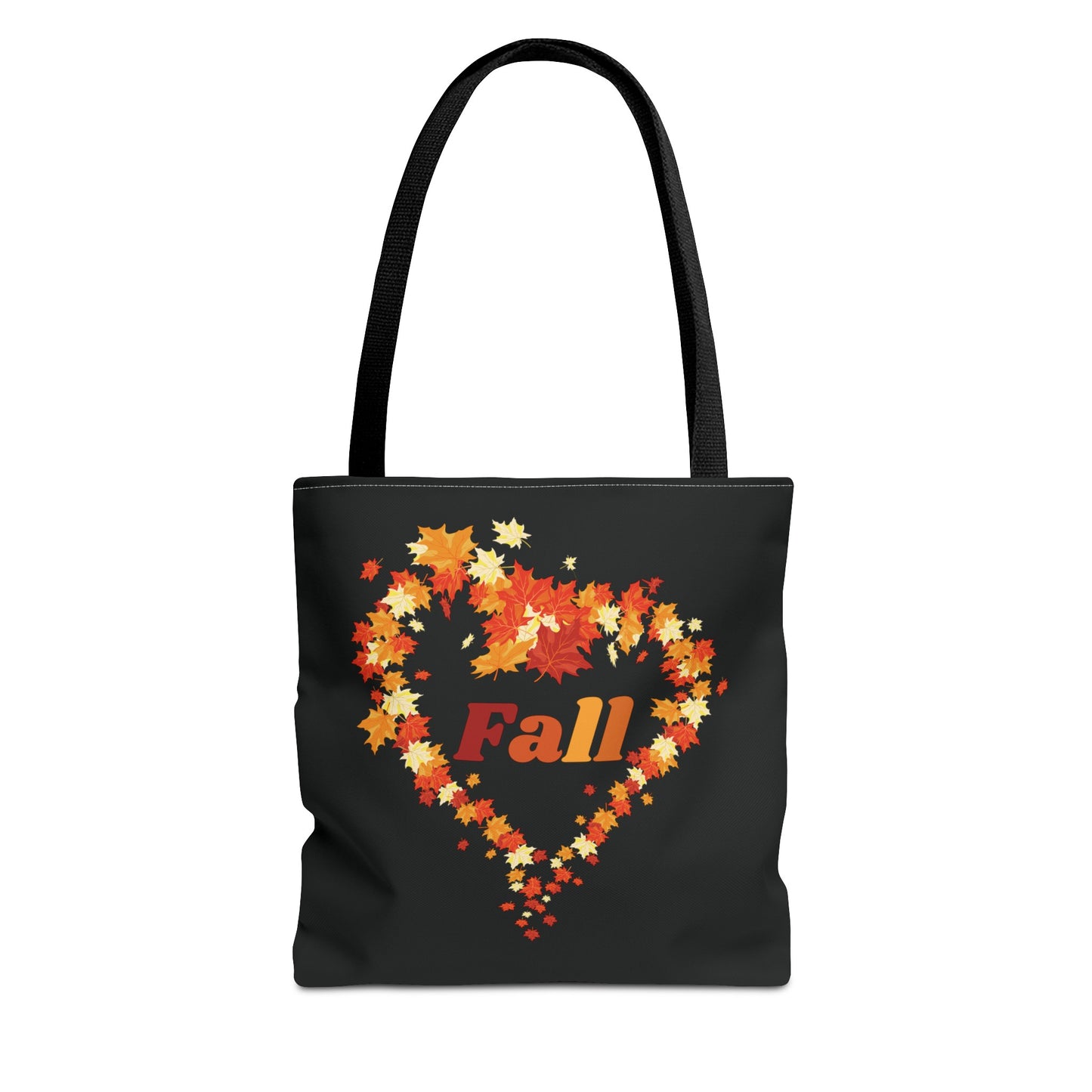 Fall Leaf Heart Tote Bag