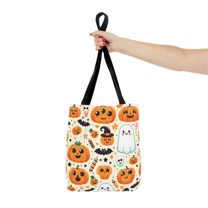 Halloween Pumpkin Pattern Tote Bag