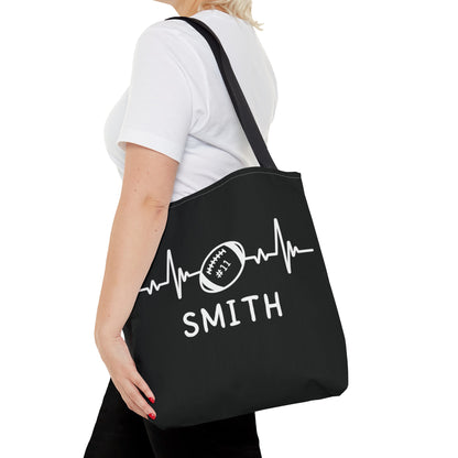 Personalized Football Tote Bag