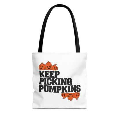 Keep Picking Pumpkins Tote Bag