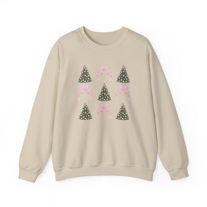 Christmas Bow Collage Sweatshirt