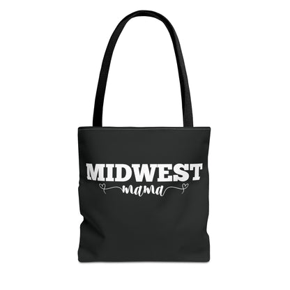 Midwest Mama Tote Bag - Black