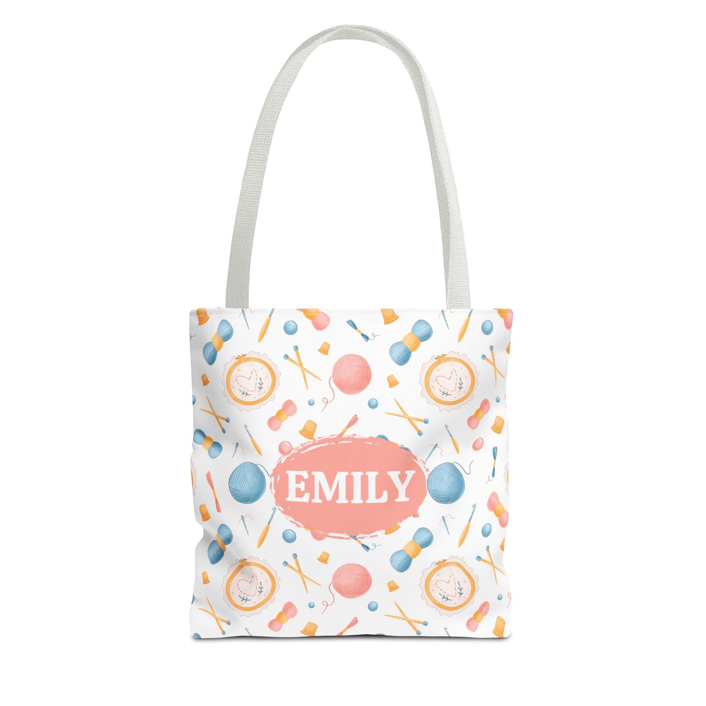 Personalized Yarn Tote Bag