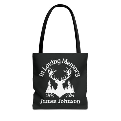 Personalized Memory Deer Tote Bag