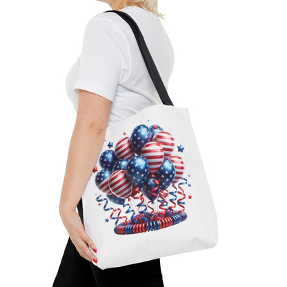 4th of July Balloons Tote Bag